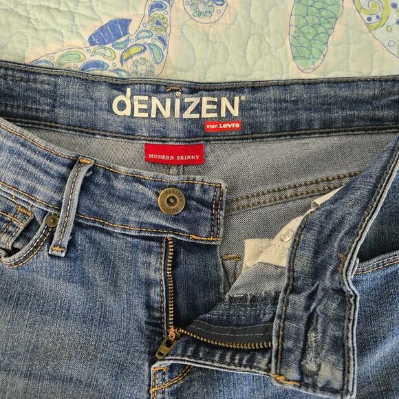 Levis Denizen Distressed 5 Pocket Skinny Jeans Women's Size 2 - Picture 8 of 9